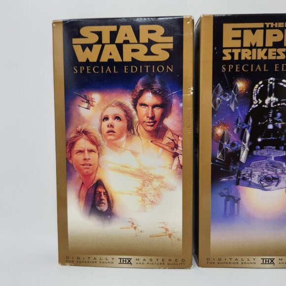 Star Wars VHS Trilogy Special Edition & The Phantom Menace Digitally THX Mastere - Picture 2 of 15
